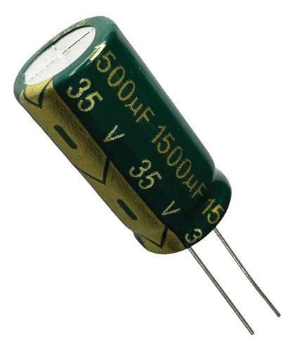 Kit 20 Pçs Capacitor Eletrolitico 1500mf X 35v - 105º Graus