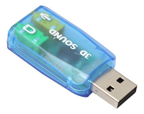 Adaptador Externo De Som 5.1 Usb Placa De Som Computador Pc