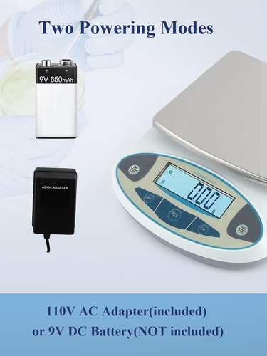 Balanza Analítica De Laboratorio 2000g, Precisión 0,01g