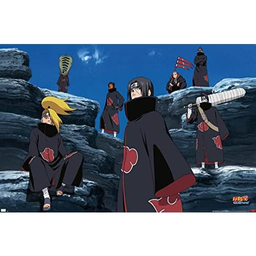 Póster De Akatsuki De Naruto Shippuden, 22.37  X 34.00...