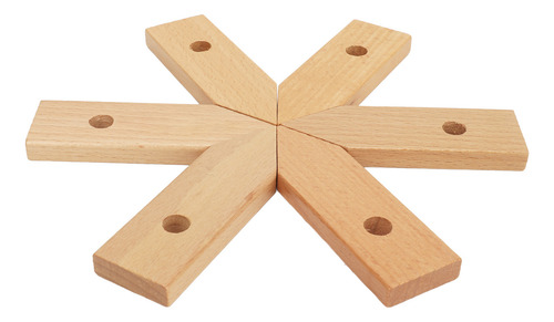 Alfombrilla De Madera Para Acampar, Resistente Al Calor, 2 U