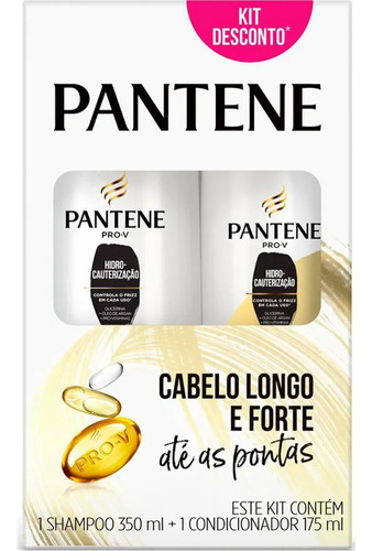Shampoo Pantene Hidrocauterização 350ml+ Condicionador 175ml
