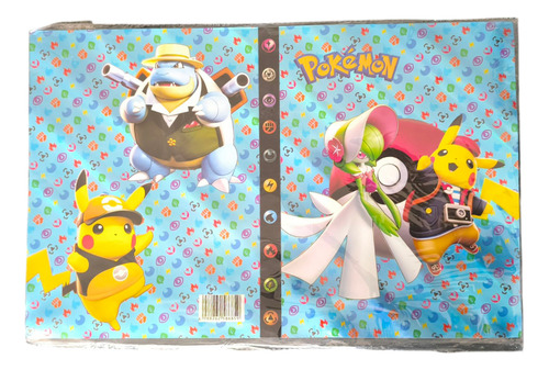 Carpeta Album Coleccionador Xxl Pokemon + Regalo 40 Cartas Violeta