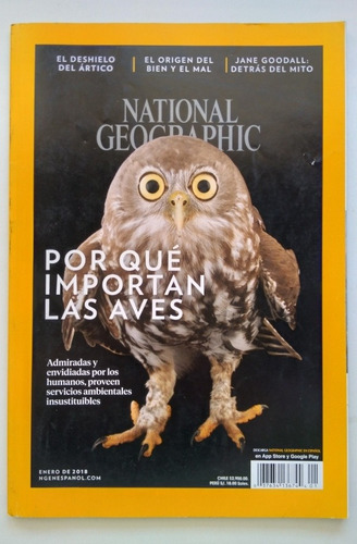 Revista National Geographic Enero 2018. J 