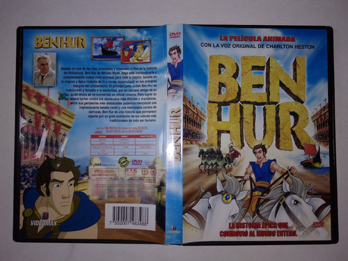 Ben Hur - Pelicula Animada Dvd Nac Dob 