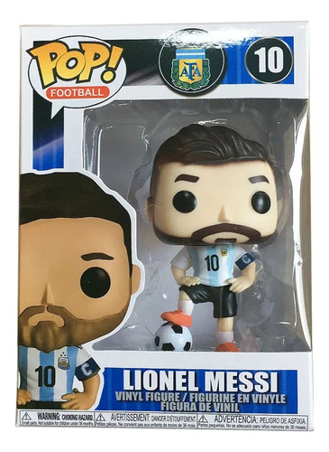 Figura Funko Pop! Lionel Messi 10 Argentina Futbol Soccer