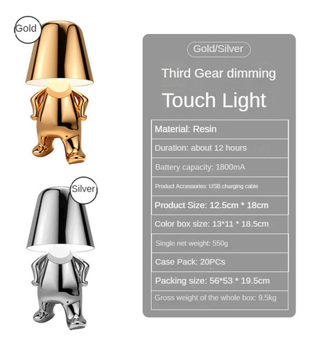 Lámpara De Lectura Decorativa L5led Para Dormitorio Y Escrit