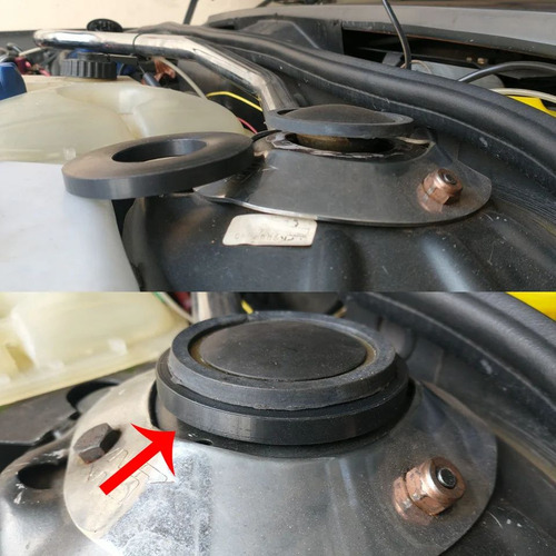 2x Base De Amortiguador Goma Mejora Suspension 2004 Fiesta N