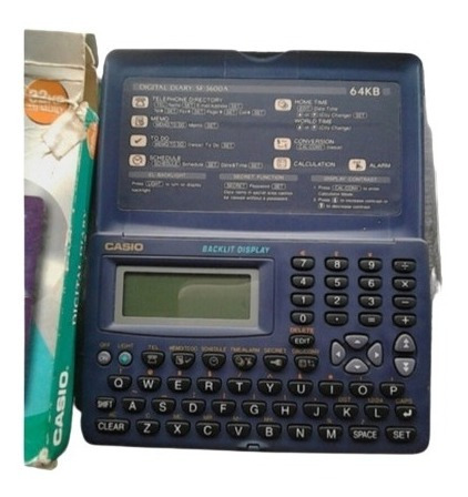 Calculadora Casio Digital Diary Sf-3600a 64kb (Usado)