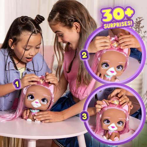 Imc Toys Color Boost - Mega Vip Pet Nyla | Cabeça De Modelag
