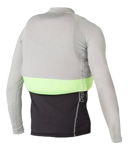 Imagen 3 de 6 de Remera Manga Larga Lycra Magic Marine Racing Overtop V50+