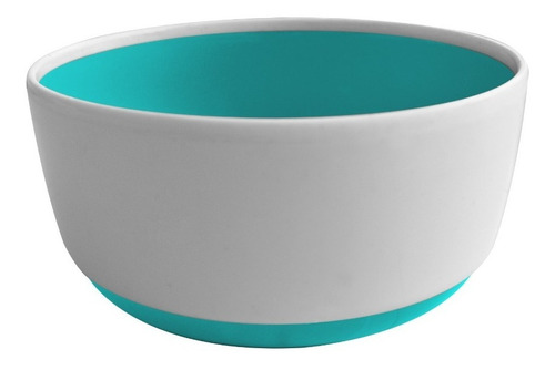 Set De 10 Tazones Cerealeros Bicolor Blancos