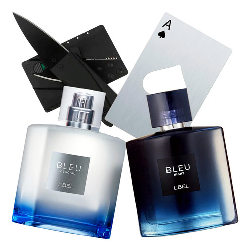 Perfume Hombre Lbel Bleu Nigth + Lebel Blue Glacial + Regalo