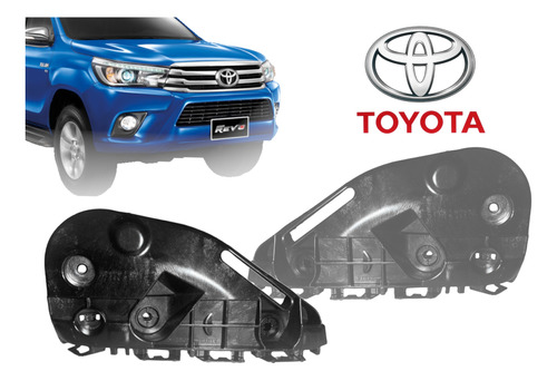 Soportes De Parachoque Delantero Toyota Hilux 2017 Al 2022