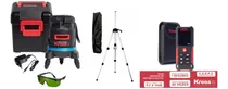 Comprar Nível Laser Kress 360° 5 Linhas + Trena 100mu002F Tripéu002F Óculos