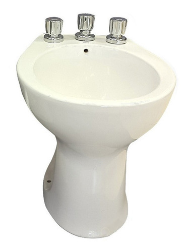 Imagen 4 de 10 de Bidet Deca Marajo Monocomando O 3 Agujeros Bid Blanco Loza