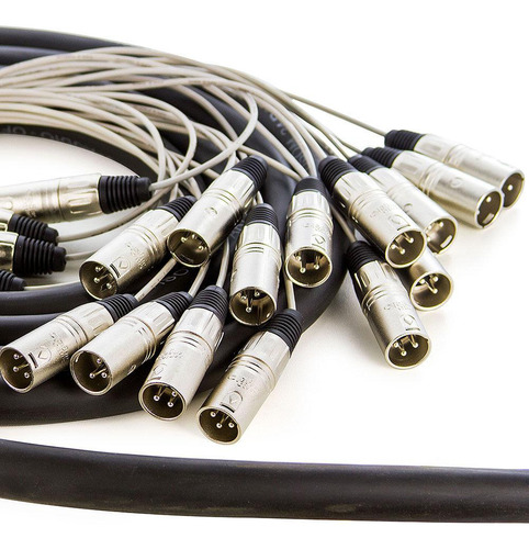 Multicabos Conectores Xlr 24 Vias Santo Angelo - 4 Mt