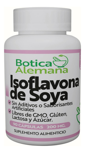 Isoflavona De Soya 90 Cápsulas 200mg