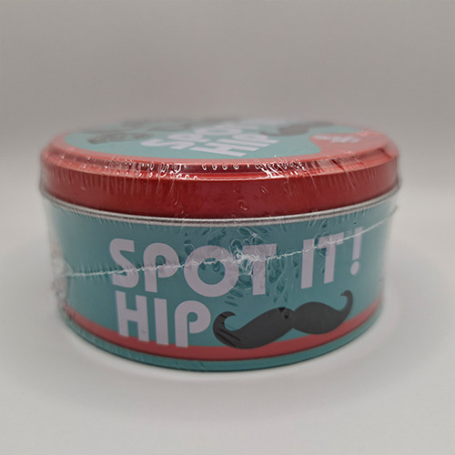 Juego De Mesa Spot It! Edicion Hip 55 Cartas Caja De Metal