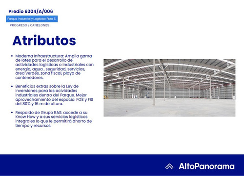 Lote Con 5900 M2, Lote 6304/a/006 En Parque Logístico Ruta 5 Progreso, Canelones