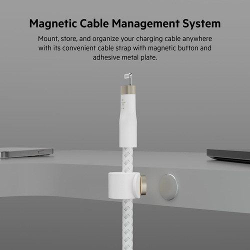 Cable Belkin Boostcharge Pro Flex Trenzado Usb-c A Lightning