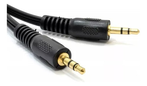 Cable Auxiliar Mini Plug 3.5 Mm. Macho 1,5 Metros Audio