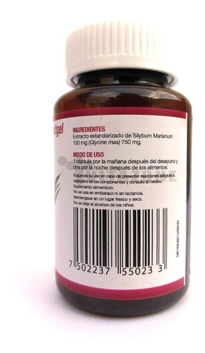 Imagen 2 de 2 de Cardo Mariano 60 Cápsulas De 1200 Mg Green House