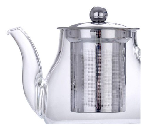 Tetera De Vidrio Transparente, Té De Kung Fu Soplado 400ml