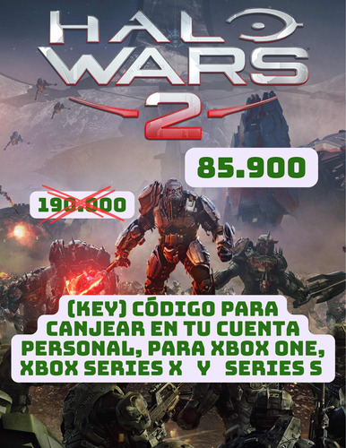 Halo Wars 2 Xbox One, Xbox Series X Y Xbox Series S Código