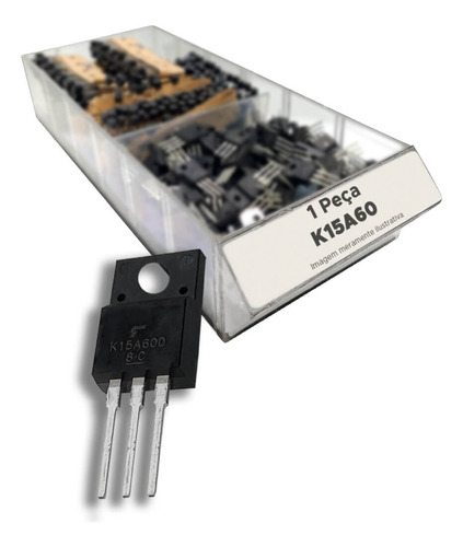2x Transistor K15a60 = K 15a60 = K 15a60d- Isolado To220