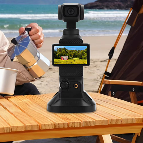 Brdrc - Base De Soporte Para Cámara Dji Osmo Pocket 3 Soporte Estable De Computadora Antideslizante, Adaptador De Montaje De Cámara Cardán Accesorios Para Cámara