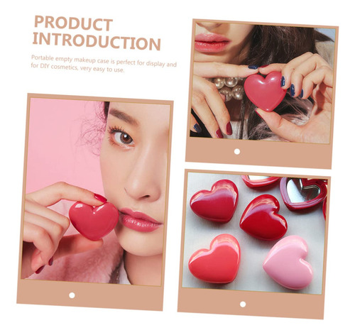 Gogogmee - Estuche Para Lápices Labiales Con Espejo, Bonito