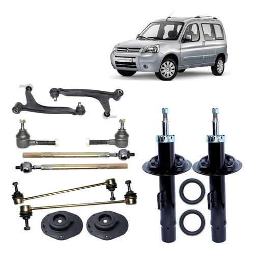 Kit Suspension Para  Citroen Berlingo 1.4 Tu3jp 2002 2007