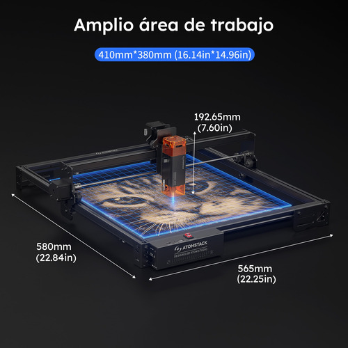 Máquina De Grabado Y Corte Por Láser Atomstack A10 Pro V2