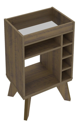 Imagen 9 de 9 de Bar Retro Deco Mueble Para Bebidas Y Botellas