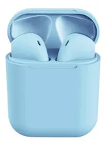 Comprar Auriculares in-ear inalámbricos i12 TWS celeste con luz LED
