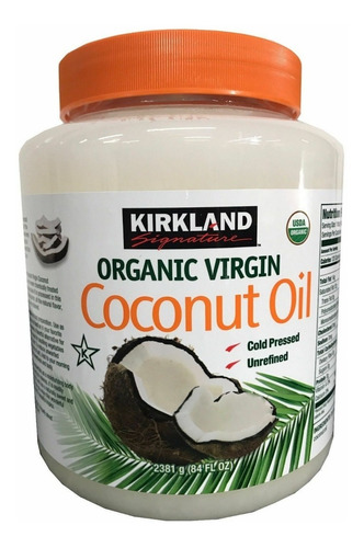 Aceite De Coco Virgen Orgánico Kirkland 2,48lt