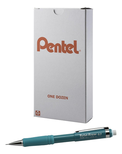 Pentel Twist-erase Iii Mechanical Pencil, (0.7mm), Turquo...