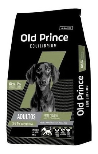 Alimento Old Prince Equilibrium Equilibrium para perro adulto para perro adulto de raza pequeña sabor pollo y arroz en bolsa de 15kg