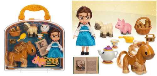 Bella Set Muñeca Animators Mini Disney Store