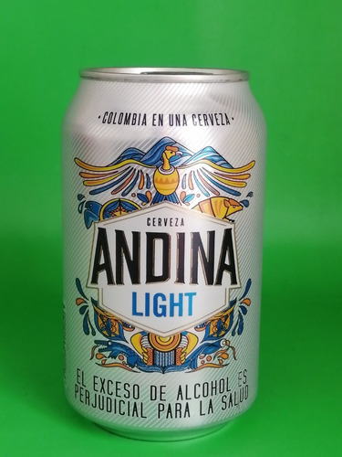 Lata Cerveza Andina Light Colombiana Coleccion Empcerveza
