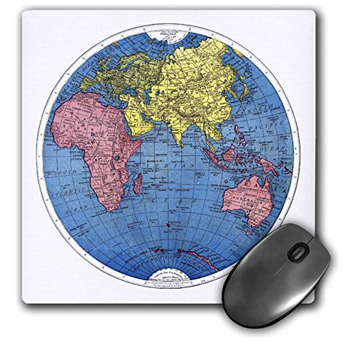 Mouse Pad Mapa Mundo 3d