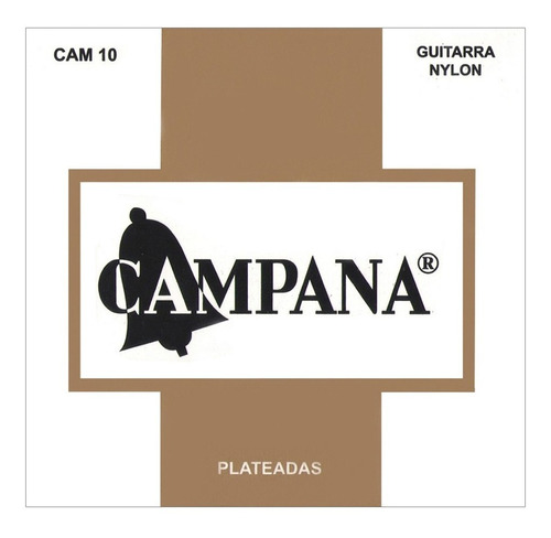 Encordado Guitarra Clasica Campana Cam 10 Plateadas