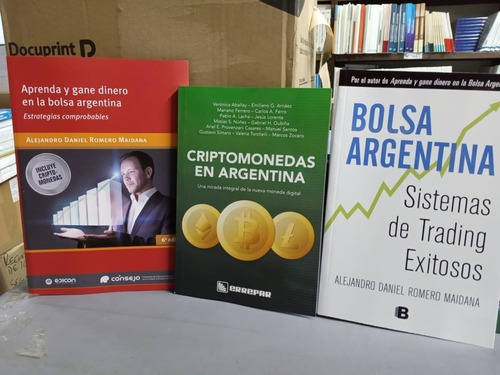 Combo Aprenda Y Gane + Bolsa Y Criptomonedas En Argentina