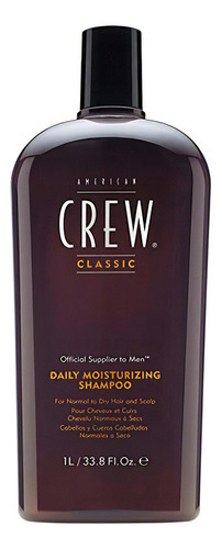  Shampoo American Crew Diario Hidratante 1000ml Para Hombres