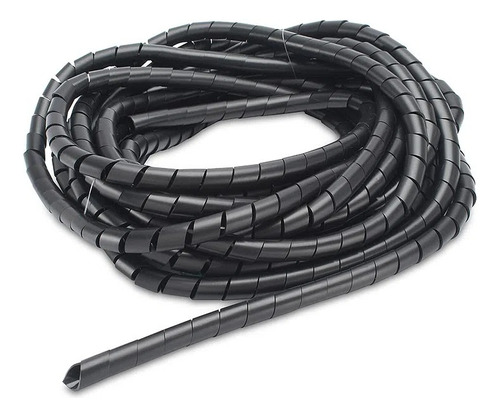 10mts Espiral Organizador De Cables 19mm 3/4 Negro