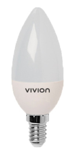 Lámpara Led Vivion Vela Fría B37 5w E14 