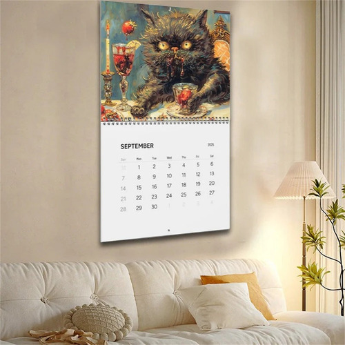 El Calendario 2025 De Y The Drunk Cats Es Un Regalo Para Cat