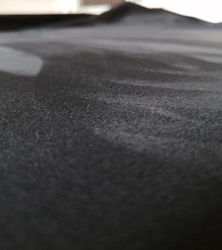 Tela Alcantara Grado Automotriz Negro Intenso 2 Metros (Usado)