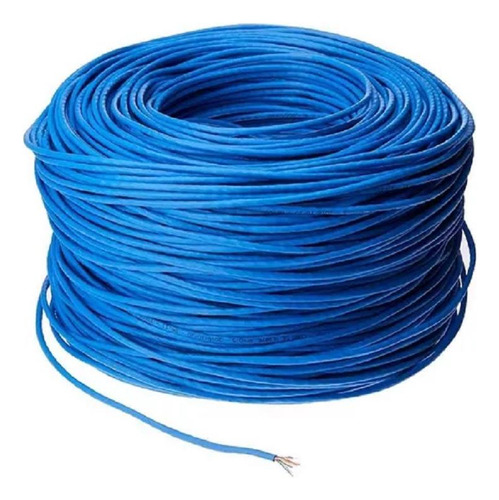 Cabo De Lan Telecam Cat5e 4p 24awg Azul 305m